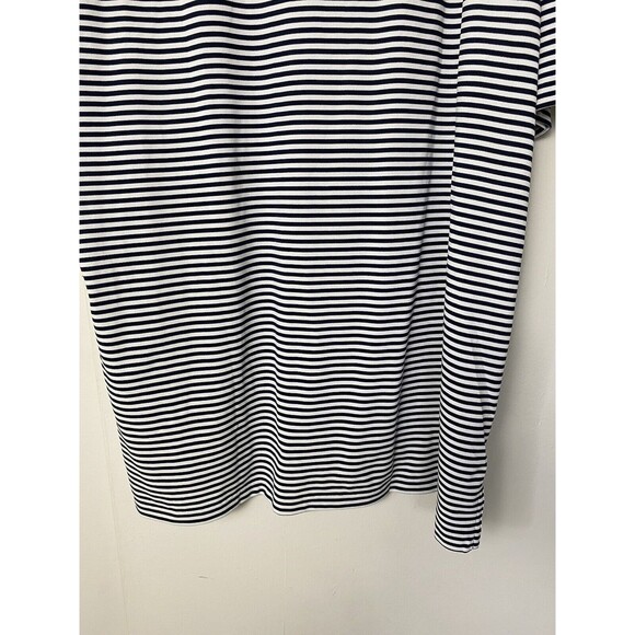 Peter Millar Summer Comfort Golf Polo Shirt Men's XL Blue Striped Short Sleeve - Picture 13 of 13